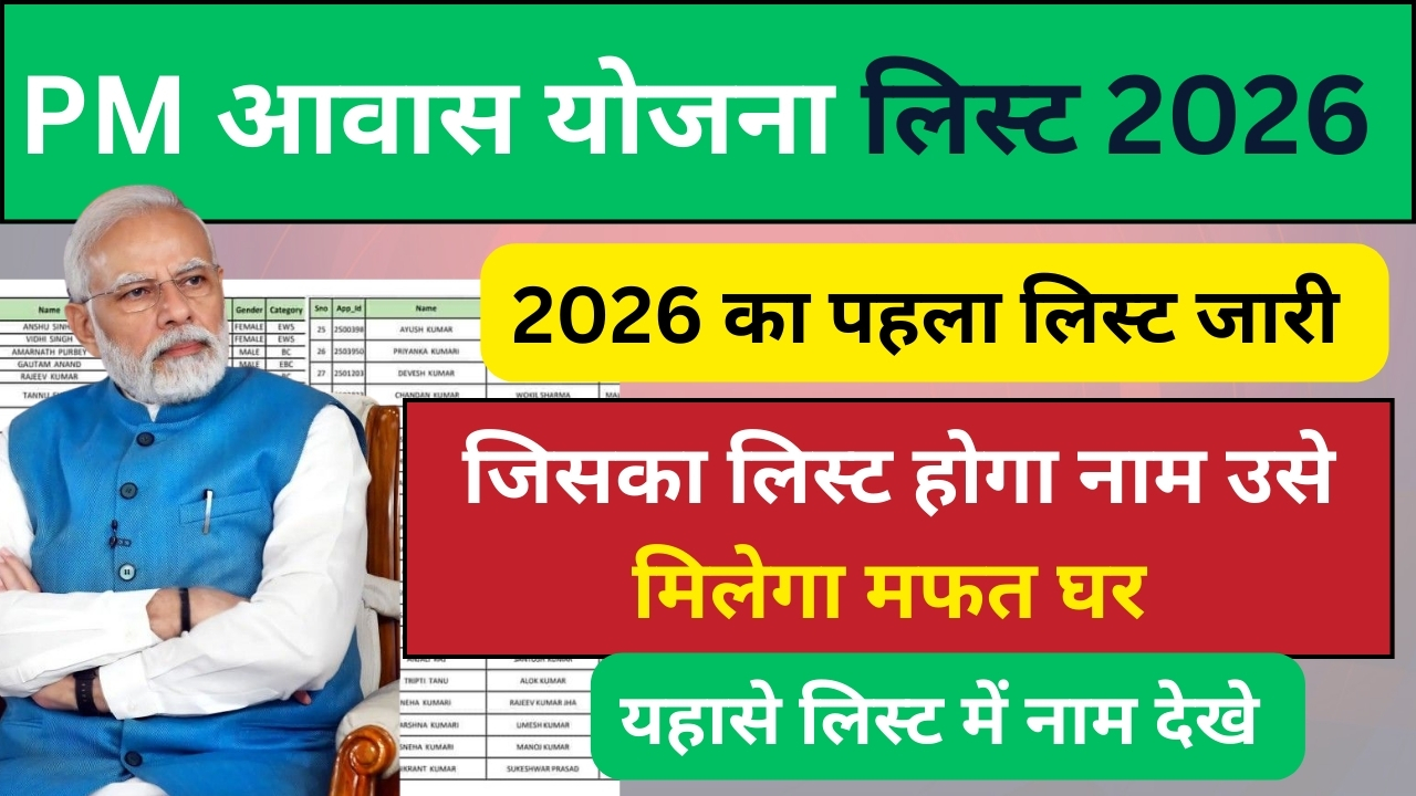pm aawas yojana gramin list 2026